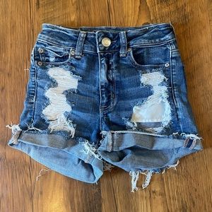 American Eagle Denim Shorts size 00